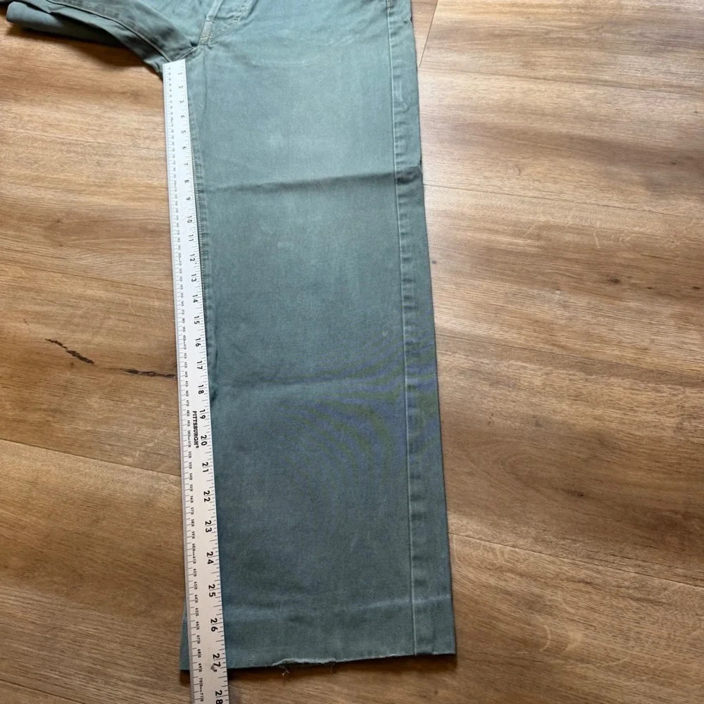 Diesel‎ Jeans Men 30x27 Sage Green Straight Leg Button Fly Made in Italy (Tag32)